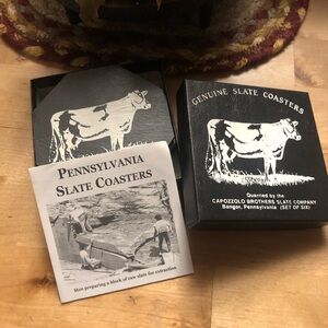 Cow Coasters (slate)